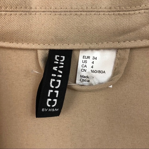 H&m Blazer Tan and Black - Picture 3 of 4
